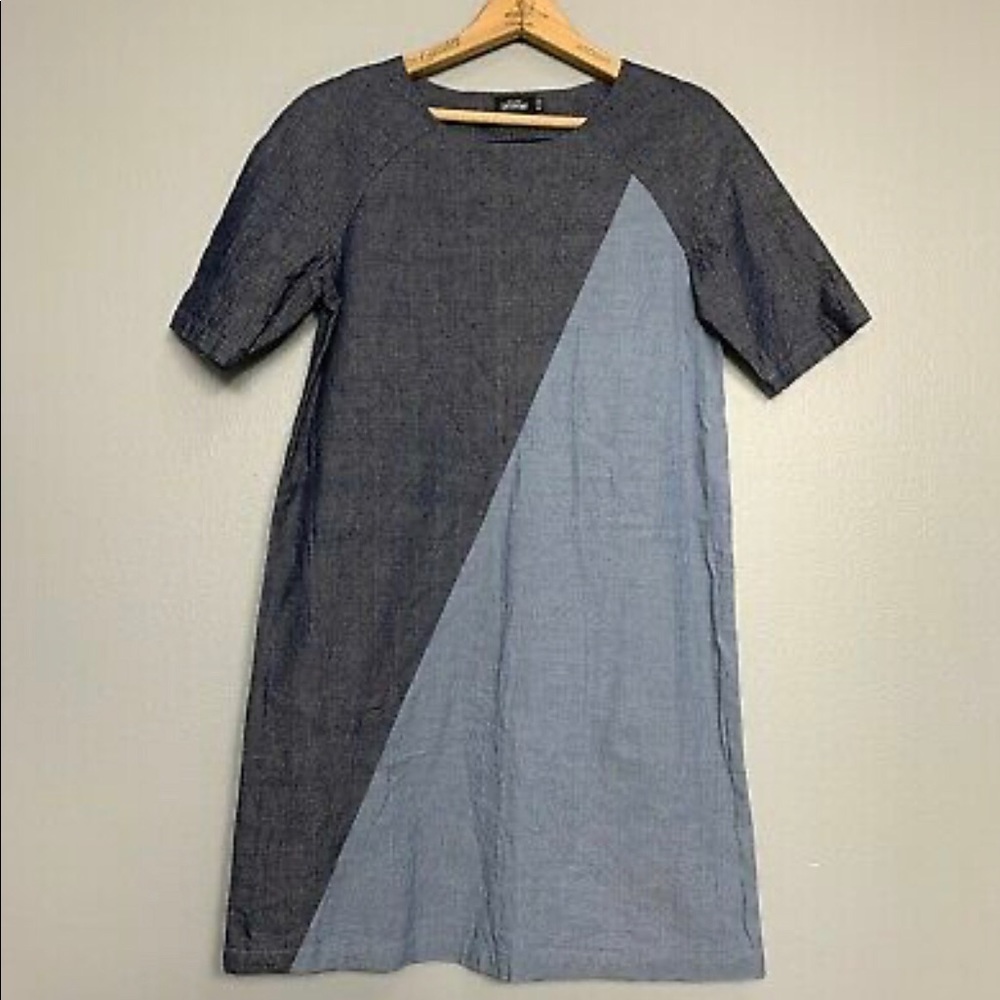 Kate Spade SATURDAY Cotton Chambray Shift Dress